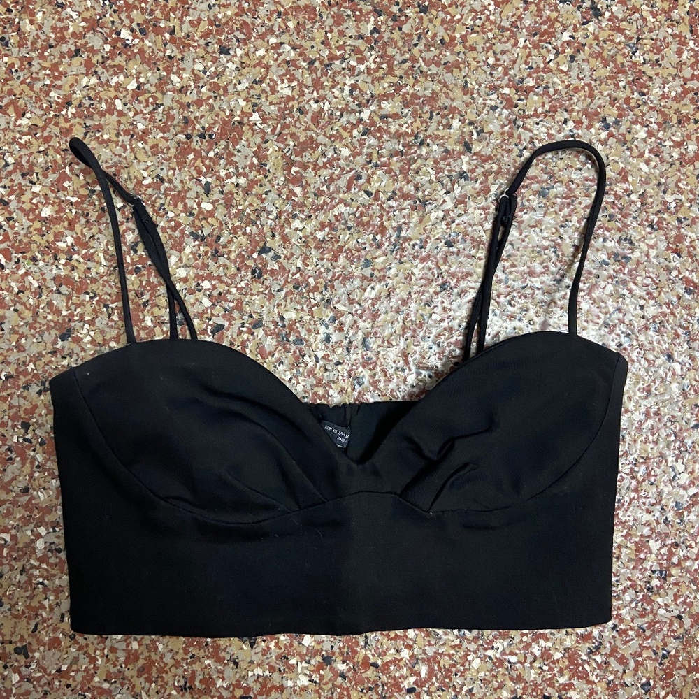 Zara crop corset top